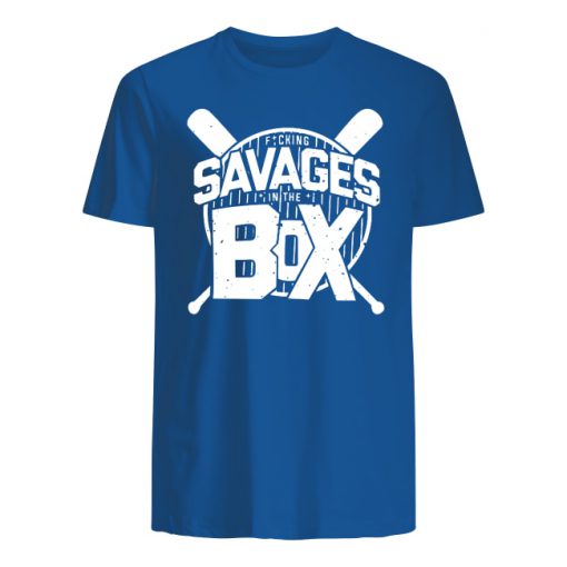 Savages in the box new york yankees men's shirt