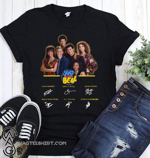 Saved by the bell characters signatures shirt