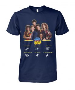 Saved by the bell characters signatures unisex cotton tee