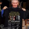 Star wars 42nd anniversary 1977-2019 signatures shirt
