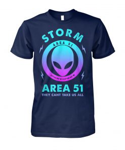 Storm area 51 alien they can't stop all us unisex cotton tee