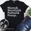 Stranger things moony wormtail padfoot prongs shirt