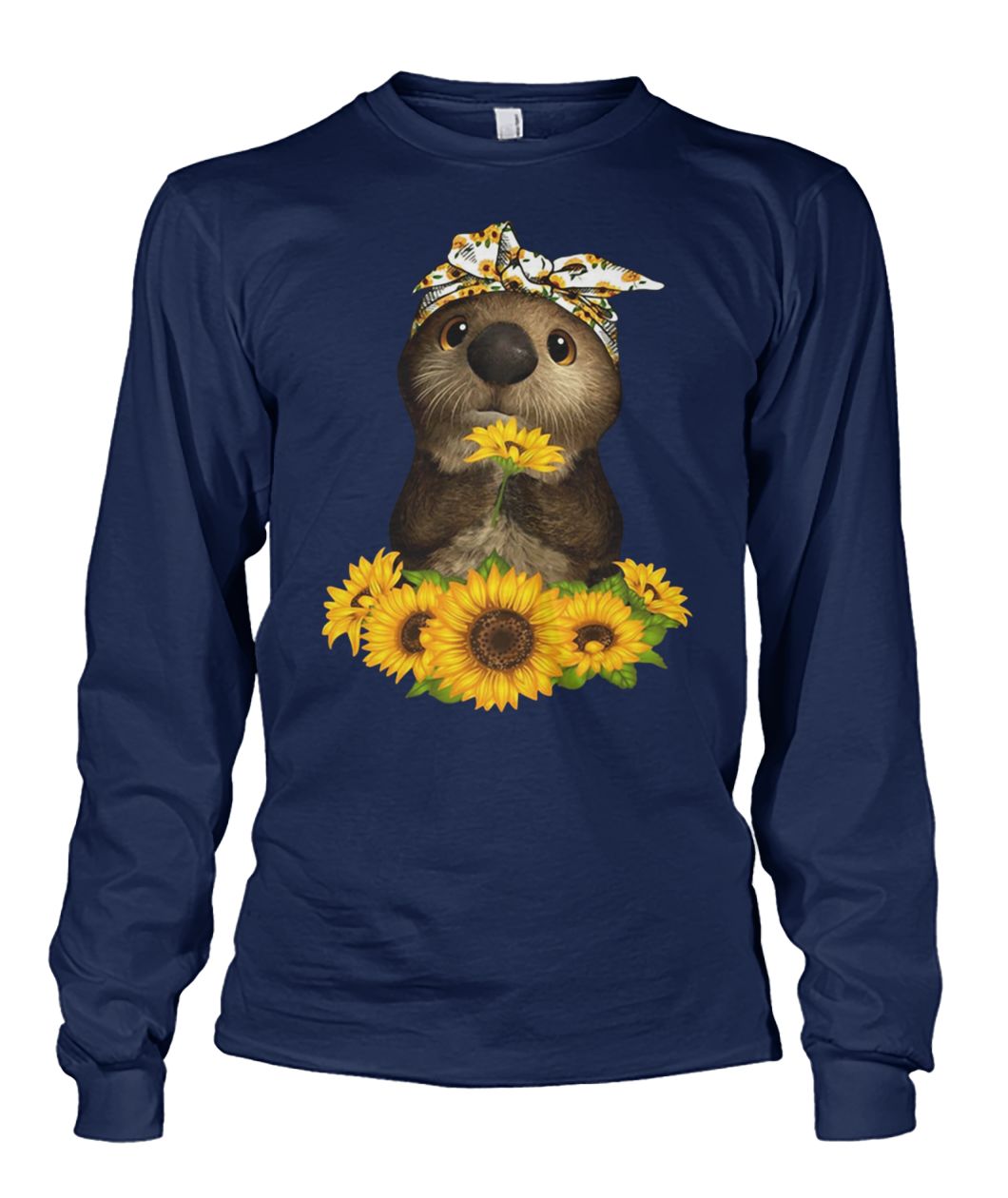 Sunflower otter unisex long sleeve