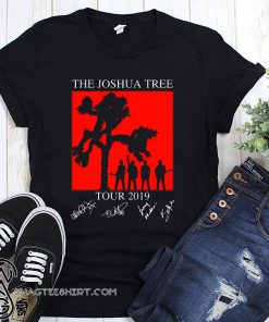The joshua tree tour 2019 signatures shirt