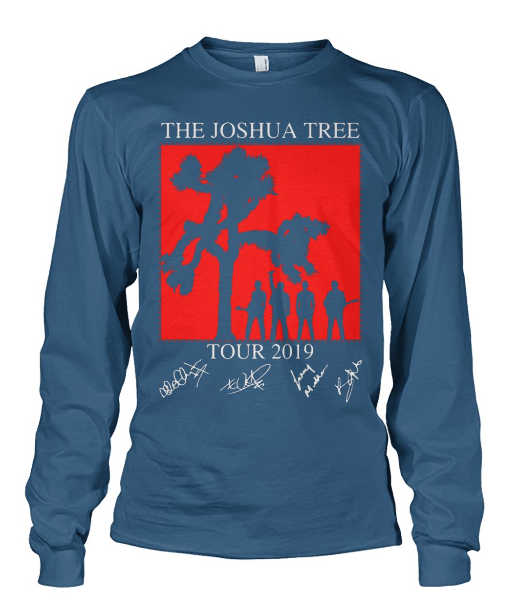 The joshua tree tour 2019 signatures unisex long sleeve