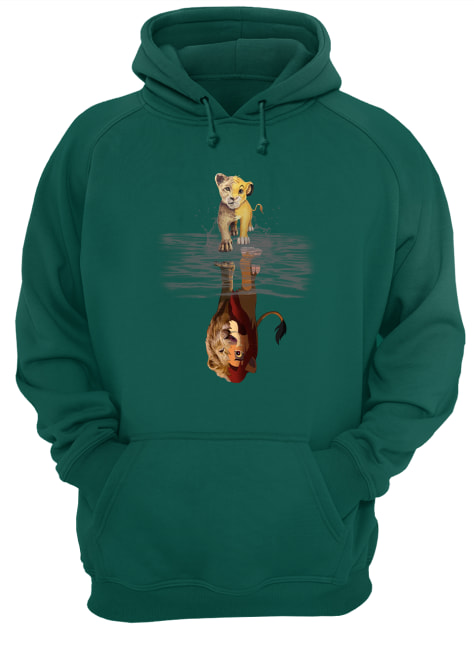 The lion king reflection hoodie