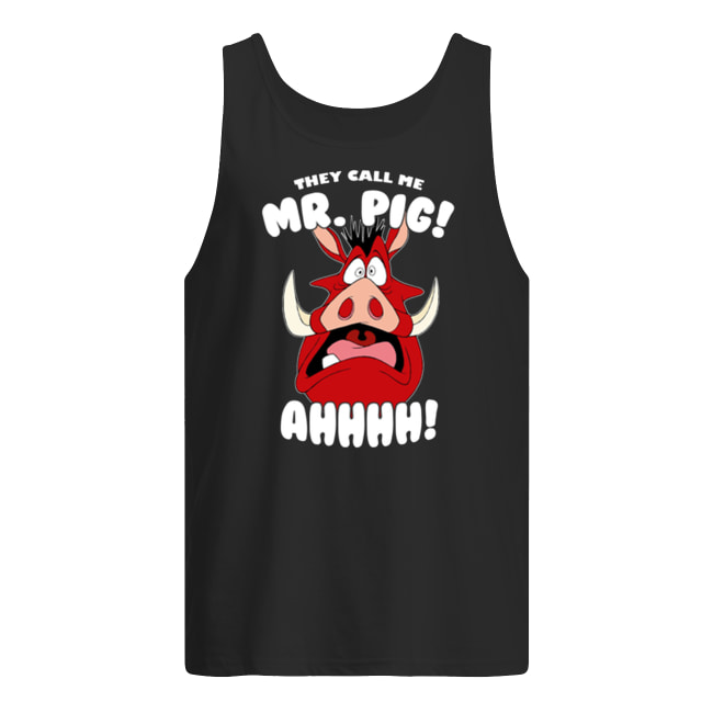 The lion king they call me mr pig pumbaa men's tank top