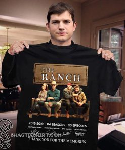The ranch 2016 2019 04 seasons 80 episodes thank you for the memories signatures shirt