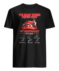 The rocky horror picture show 45th anniversary 1975-2020 signatures men's shirt