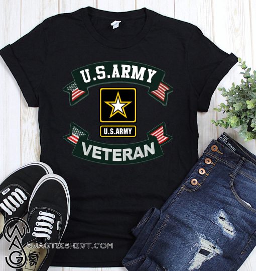 US army veteran ribbon shirt