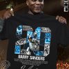 20 barry sanders detroit lions hall of fame signature shirt