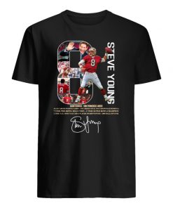8 steve young san francisco 49ers signature men's shirt