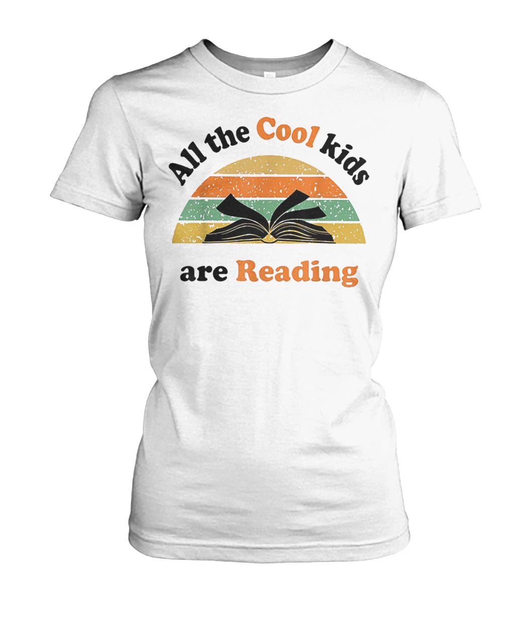 All the cool kids are reading vintage women's crew tee