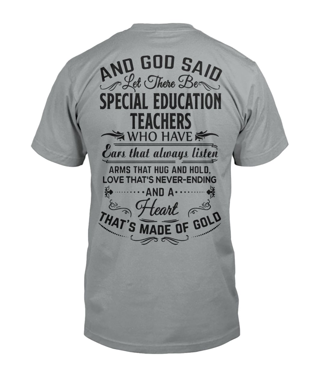 And God said let there be special education teachers mens v-neck