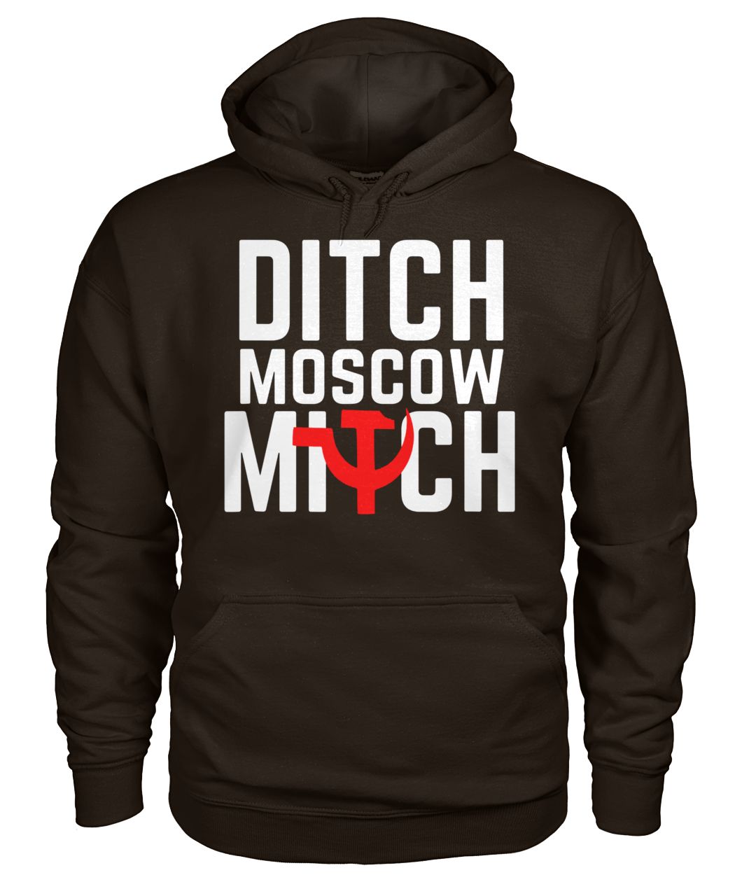 Anti trump russia ditch moscow mitch traitor gildan hoodie