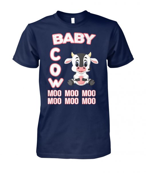 Baby cow moo moo moo unisex cotton tee
