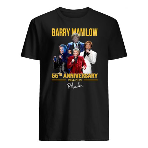 Barry manilow 55th anniversary 1964-2019 signature men's shirt