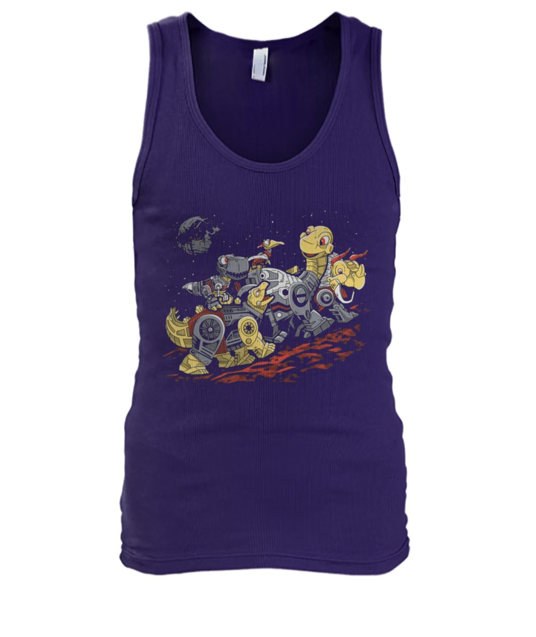 Bots before time transformers and the land before time men's tank top