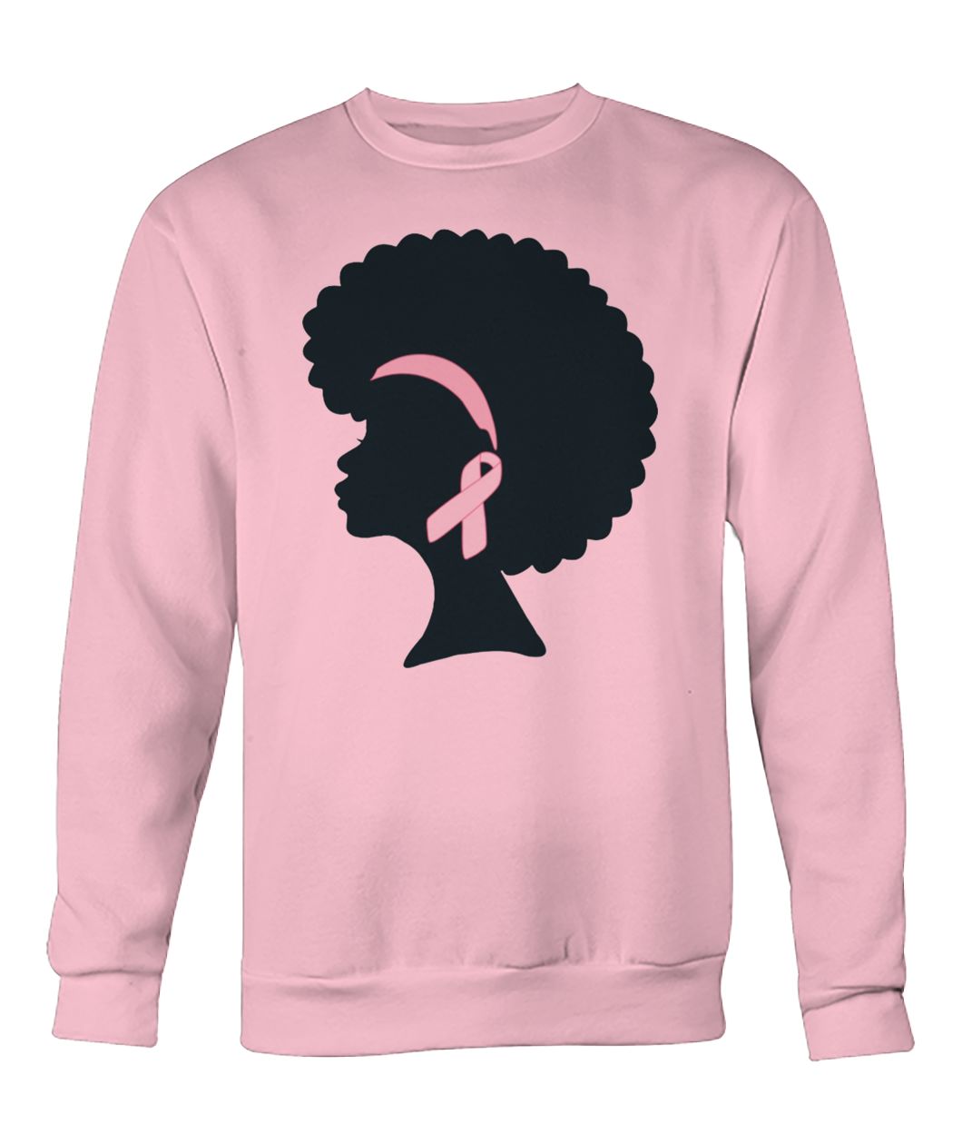 Breast cancer we wear pink crew neck sweatshirt