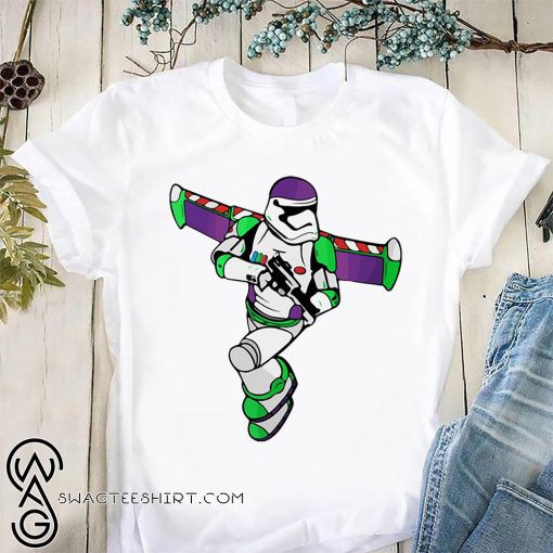Buzz lightyear stormtrooper star wars shirt