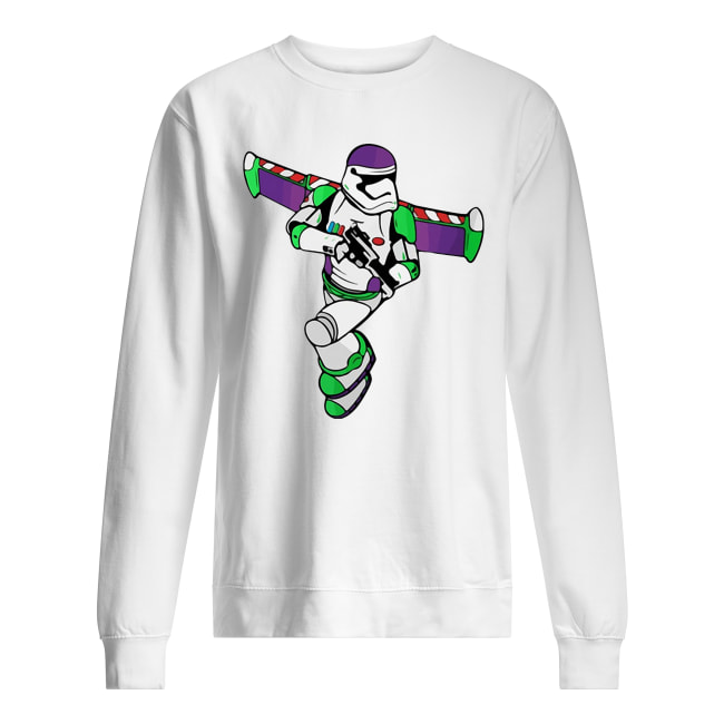 Buzz lightyear stormtrooper star wars sweatshirt