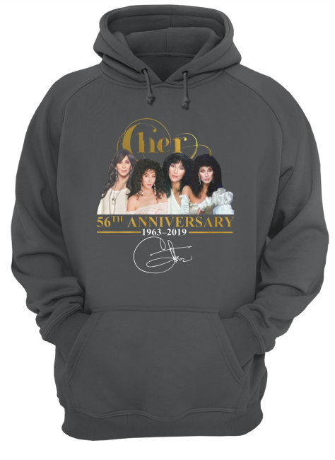 Cher 56th anniversary 1963-2019 signature hoodie