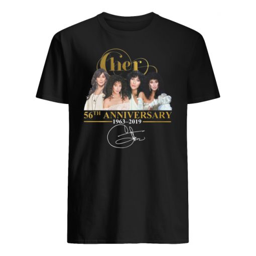 Cher 56th anniversary 1963-2019 signature men's shirt