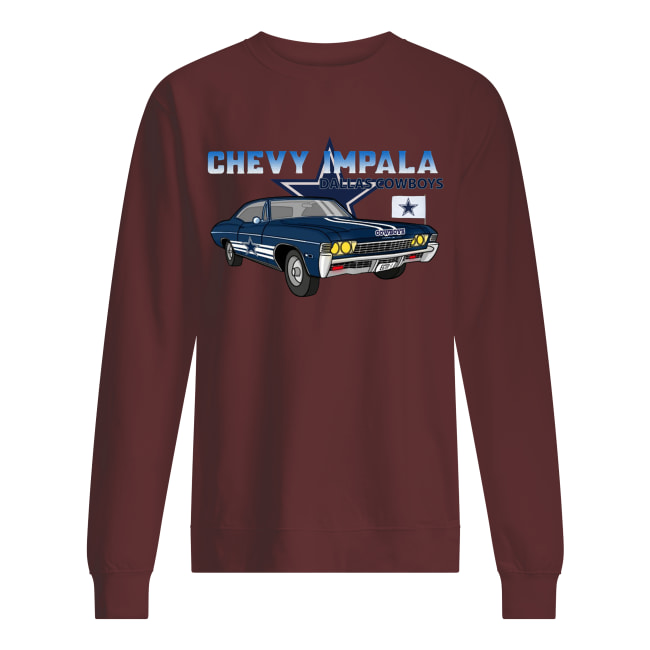 Chevy impala 1967 dallas cowboys sweatshirt