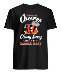 Cincinnati bengals queen classy sassy and a bit smart assy men's shirt