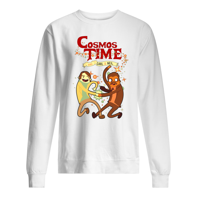 Cosmos time the space adventures of carl and neil sweatshirt