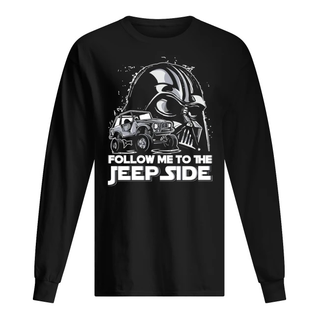 Darth vader follow me to the jeep side long sleeved
