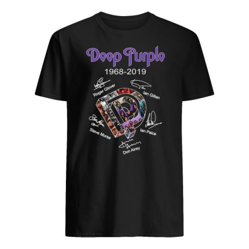 Deep purple 1968-2019 signatures men's shirt