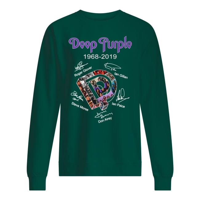 Deep purple 1968-2019 signatures sweatshirt