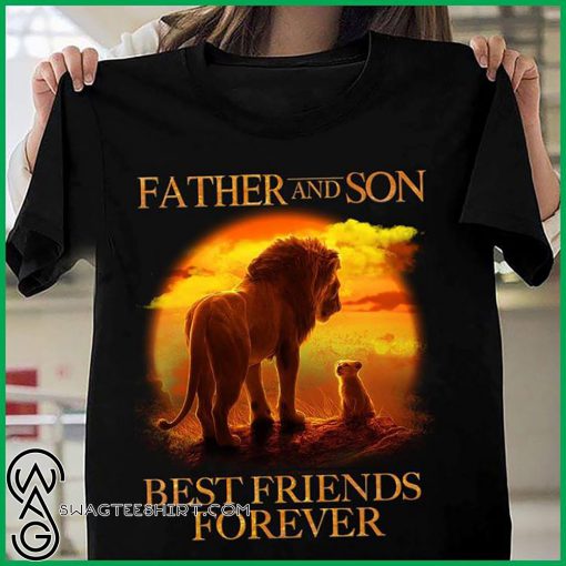Father and son best friend forever the lion king shirt