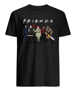 Friends horror movies characters halloween men's shirt