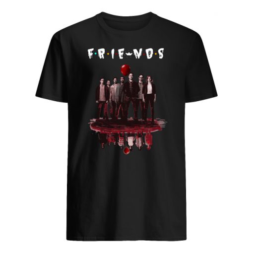 Friends tv show IT chapter two characters friends reflection men's shirt
