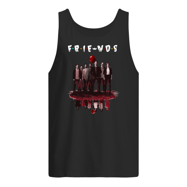Friends tv show IT chapter two characters friends reflection men's tank top