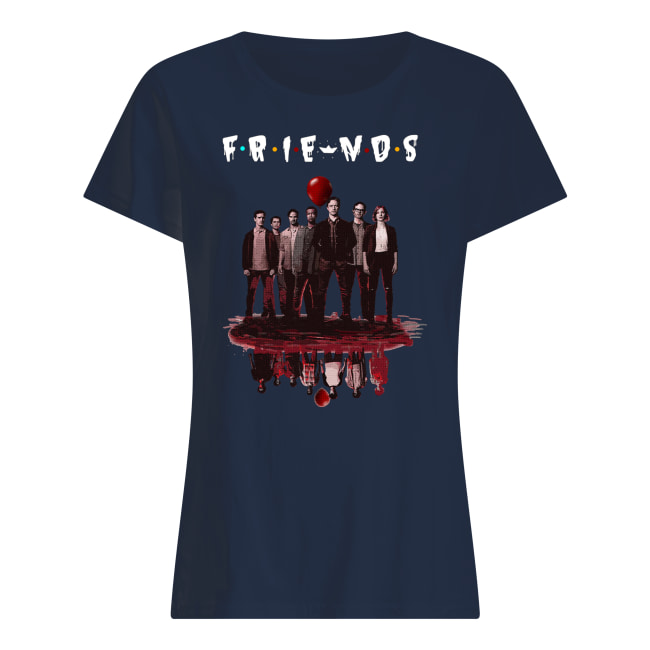 Friends tv show IT chapter two characters friends reflection women's shirt