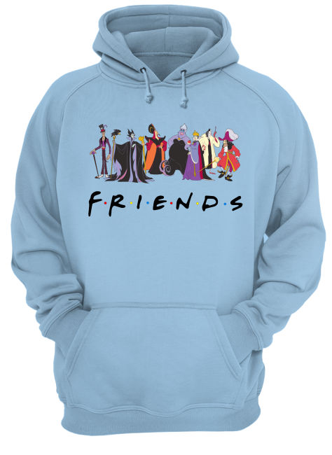 Friends tv show disney villains hoodie