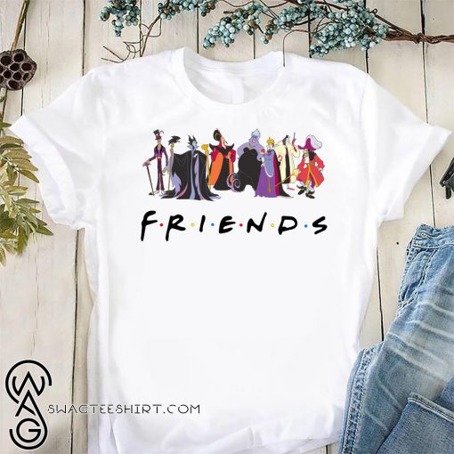 Friends tv show disney villains shirt