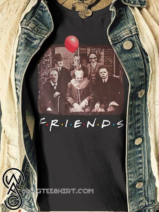 Friends tv show horror movie characters shirt