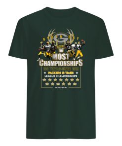 Green bay packers the most championships 100 years since 1019 packers 13 times men's shirt
