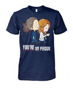 Grey's anatomy you're my person unisex cotton tee