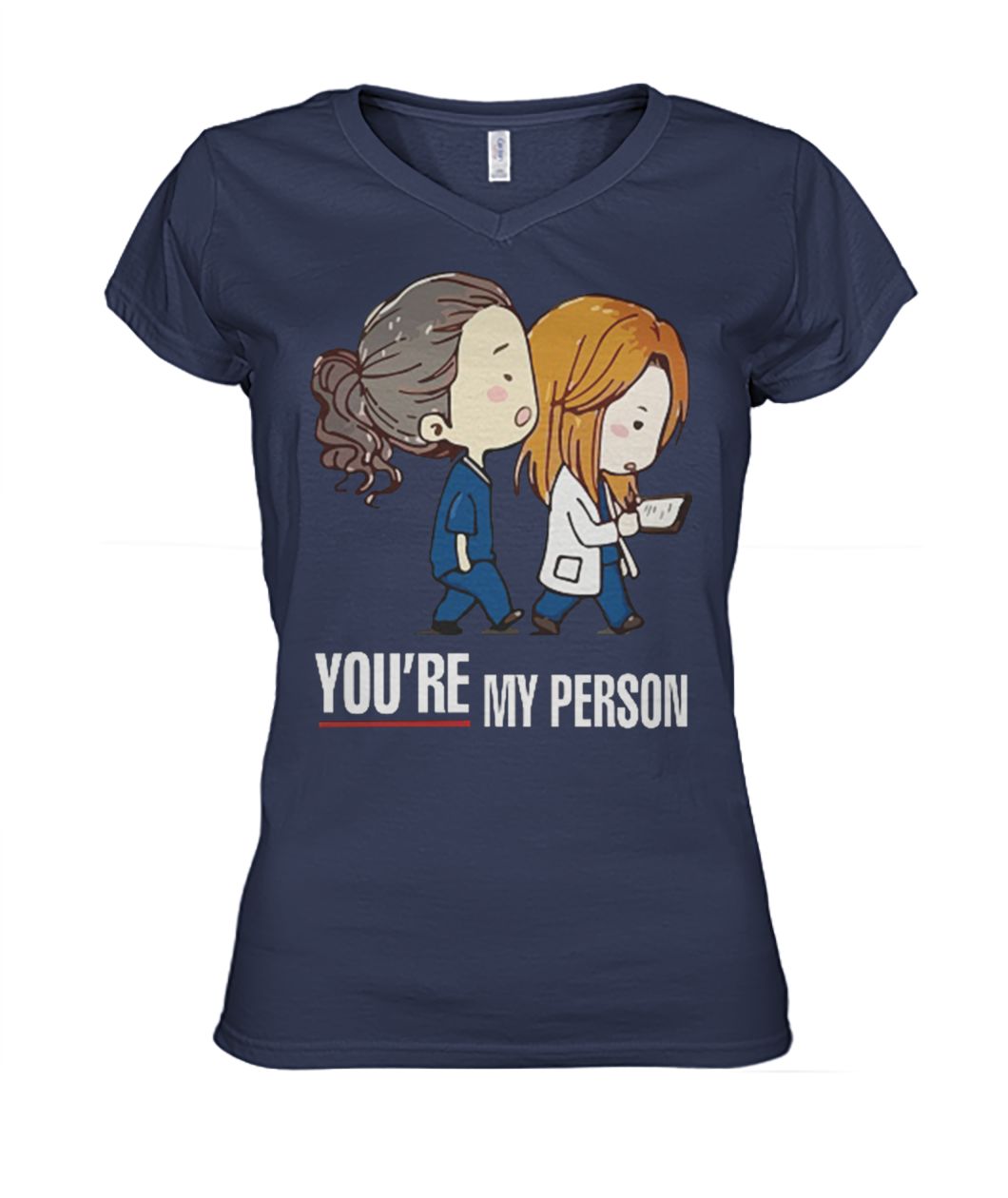 Grey's anatomy you're my person women's v-neck