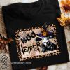 Halloween boo heifer leopard shirt