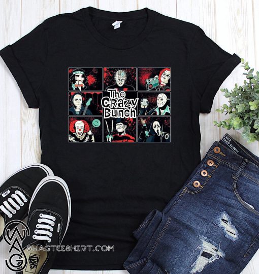 Halloween horror movie characters the crazy bunch shirt