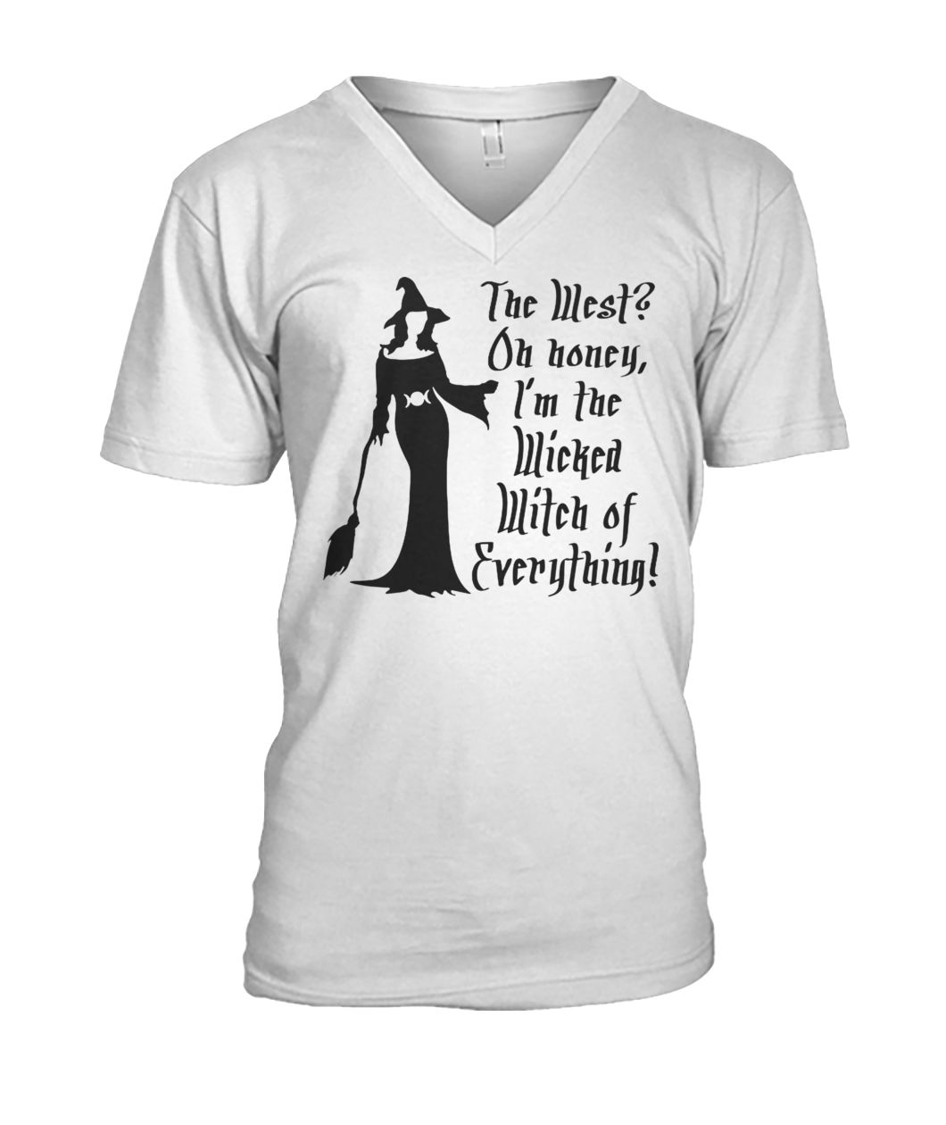 Halloween the west oh honey I'm the wicked witch of everything mens v-neck