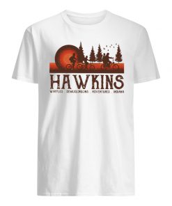 Hawkins waffles demogorgons adventures indiana stranger things men's shirt