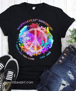 Hippie woodstock 50th anniversary 1969-2019 peace and love shirt