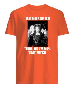 Hocus pocus I just took a DNA test turns out I'm 100% that witch men's shirt